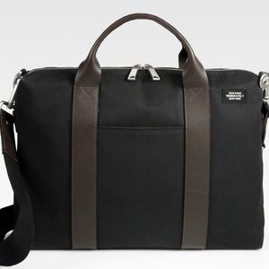 Jack Spade Warren Street Wax Canvas Laptop Brief